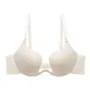 Ropa Interior Sexy Invisible Sin Espalda Profundo en V Push-Up Anti-Caída Forma de U Espalda Hermosa Sujetador para Vestido de Novia Sujetador sin Costuras de Tirante