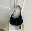 Bolsa Pequena Suede Retrô Feminina 2026 Novo Estilo Relaxada Fosca Bolsa Bolinho Outono Inverno Alta Qualidade Para o Trabalho Bolsa de Ombro