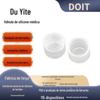 Garrafa de Reagente Médica de Silicone Personalizada de Fábrica Formato de Arroz Transparente Alta Elasticidade Válvula de Silicone à Prova de Vazamento Válvula de Silicone Cruz Médica