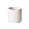 Suculenta Flor de Porcelana Branca Bonsai Simples Criativo Alto Padrão Cerâmica Branca Jardinagem Doméstica Exportação Internacional Planta Verde Vaso de Cerâmica