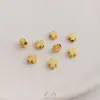 Cuentas Sueltas Chapadas en Oro Separadores Cuentas de Ábaco Cuentas con Esquina Cortada Estrella de Cinco Puntas Corazón Trébol Separadores para Joyería de Cuerda DIY
