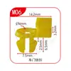Dinghui Aplicable Universal Clip de Manija de Puerta de Consola Central de Coche Varilla de Soporte de Cerradura de Puerta Posicionador Hebilla de Pin de Tubería de Aceite