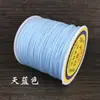 Ponto No.. 72 Taiwan linha 0,8 mm de jade fina linha trançada vermelha corda corda chinesa nó borla linha atacado