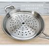Espesso, Não Perca. Apenas com Panela Wok de Aço Inoxidável 304, Cesto de Cozimento a Vapor à Prova d'Água, Folha para Cozimento a Vapor, Compartimento Grande para Cozimento a Vapor, Novo Estilo