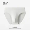 Cueca Modal Masculina com Saco U-Convex Grande, Tamanho Grande, Cueca de Renda Masculina Elástica