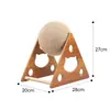 Arranhador para Gatos, Estrutura de Escalada para Gatos, Bola de Arranhar de Madeira para Gatos, Brinquedo de Auto-Prazer para Gatos, Corda de Sisal, Poste Arranhador para Gatos, Fabricante Atacadista de Brinquedos para Gatos