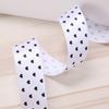 Cinta Básica de Color Sólido con Lunares Ondulados Accesorios de Ropa Decoración Cinta de Lunares Hecha a Mano DIY Decoración Cinta para Envolver Regalos