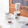 Conjunto de Chá Portátil para Viagem Panda Express Pequeno Conjunto Bule de Chá de Vidro Separação de Chá Especial para Acampamento ao Ar Livre