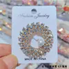 Broche de Mariposa Hueca con Diamantes AB Iridiscentes para Mujer, Pin de Mariposa de Diamantes Lujoso a Todo Color para Trajes y Abrigos, Broche Elegante y Lujoso