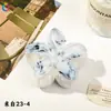 Nuevo Clip de Huevo con Flores Qiyue Moda Impresión UV Pasador de Orquídea Florale Clip de Tiburón Creativo Europeo y Americano