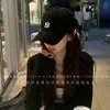 ¡Nuevo para el otoño! Gorra de béisbol bordada con letras estilo coreano, nuevo modelo 2026, versátil para mujeres con circunferencia de cabeza grande, hace que la cara se vea más pequeña, gorra visera