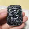 Colgante natural Moyu Fu Lu Shou meteorito de oliva flor de ciruelo Colgante Ciervo Hueco al por mayor Yao Wang Shi Jade Accesorios para ropa Han