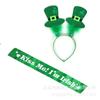 Diadema de Fiesta Irlandesa con Correa para el Hombro Set de 2 Piezas Accesorios para Vestido del Festival de San Patricio
