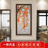 Nova pintura chinesa 5d diamante completo sala de estar novo caqui tudo vai bem corredor versão vertical strass ponto cruz corredor