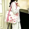Bolsa Nova Rosa 2026 Bolsa de Lona Fresca e Estilosa para o Trabalho, Bolsa da Moda para Sair, Bolsa Tote de Lona