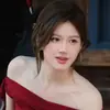 Aretes con un Toque Metálico como los de Zhao Lusi, Elegantes y Sencillos, Aretes de Lujo Ligero y de Gama Alta para Mujer