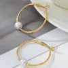 Brincos de Pérola de Luxo Leve de Alta Qualidade Mais Vendidos no Exterior Design de Nicho da Moda Brincos Versáteis Brincos de Temperamento Simples