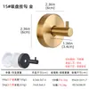 Ganchos para toallas y abrigos sin taladro, ganchos de ventosa para baño, ganchos individuales, ganchos de succión al vacío de acero inoxidable montados en la pared