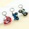 Llavero con forma de motocicleta más vendido transfronterizo en stock, único y genial, adecuado para llaves de coche, unidades USB y colgantes de mochila