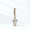 Llavero Lindo Bufanda Peluche Gatito Muñeco Llavero Colgante para Bolso Juguete de Dibujos Animados Decoración para Colgar en Coche Cordón