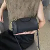 Bolso de Moda para Mujer Piel Genuina Transfronterizo Transmisión en Vivo Capa Superior Piel de Vaca Bolso Cilíndrico Bolso de Hombro Cruzado Bolso de Cosméticos de Nicho 66045