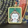 Hotong Nepal Xizang Tanka Pintado à Mão Puro Manjushri Núcleo do Cartão 4*5