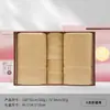 Juego de Regalo de Cuatro Piezas de Toalla y Toalla de Baño de Algodón Puro Jie Liya, Regalo Souvenir, Beneficios para Empleados de Empresa, Regalo de Agradecimiento para Celebración de Bodas con Bordado