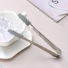 Pinzas para Hielo de Acero Inoxidable 304, Pinzas Multifuncionales para Barbacoa, Pinzas Gruesas de una Pieza para Cubos de Azúcar, Pinzas para Cubitos de Hielo para Cócteles, Pinzas para Toallas