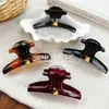 Presilha de Garra Estilo Francês Arco do Triunfo Luxo Leve Presilha Tubarão Acessório de Cabelo Elegante de Alto Padrão para Coque Espesso na Nuca