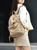 Bolsos Estilo Coreano para Hombres y Mujeres, Mochilas Casuales Versátiles, Bolsas Escolares para el Trayecto Diario de Estudiantes, Mochilas de Viaje de Color Sólido Estilo Artístico