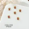 Acessórios Populares Festivos para Nail Art Estilo Chinês Liga de Zinco Strass Gato da Sorte Lingote Leão Despertar Decorações de Unhas Atacado