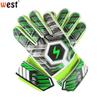 Luvas de Goleiro com Proteção para os Dedos, Luvas de Goleiro para Adultos, Luvas de Látex Espessadas Antiderrapantes para Crianças, Jogo de Futebol, Treinamento