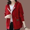 Chaqueta tipo cárdigan con capucha transfronteriza de comercio exterior para mujer, otoño e invierno, nueva moda informal, suéter con cremallera, prendas de punto con capucha