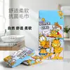 Toalla de baño de gato Garfield toalla de dibujos animados toalla de natación secado rápido absorbente toalla deportiva fitness toalla de playa impresa de microfibra