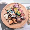 Accesorios de dibujos animados de Yak, planos, decorativos, para hacer uno mismo, sombrero de paja, bolso, linda vaca de las Tierras Altas, parche de pegamento suave, accesorios