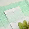 Tela de Borde de Encaje de pestañas de Doble Cara de 3 m de Largo para Decoración de Escote de Vestido, Borde de Encaje Bordado Hueco
