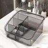 Caja de Almacenamiento de Cosméticos Personalizada Organizador de Productos para el Cuidado de la Piel de Escritorio Tocador Estante para Brochas de Maquillaje Lápiz Labial Acrílico