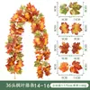 Enredadera artificial de Halloween decoraciones de otoño, decoraciones de pared de Halloween y Acción de Gracias, plantas verdes artificiales para decoración del hogar, enredadera artificial