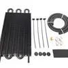 Piezas de Modificación de Coche Kit Universal de Refrigeración de 468 cc Radiador Refrigerado por Agua/Aceite del Enfriador de Aceite del Motor de la Transmisión