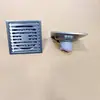 Ralo de Chão Cinza Galvanizado, Aço Inoxidável à Prova de Odores, Grande Vazão para Banheiro, Banheiro, Box de Banho, Ralo de Máquina de Lavar, À Prova de Insetos e Odores