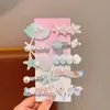 Lindo y Fresco Set de Pinzas para el Cabello para Niñas Estilo Océano Concha Estrella Perla Pasador Niñas Accesorios para el Cabello de Princesa Venta al por Mayor