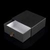 Venta Directa de Fábrica Caja de Empaque para Cinturón Negro Patrón Lenny Papel Especial Caja para Cinturón Caja de Regalo tipo Cajón Se Puede Estampar en Caliente Marca Registrada