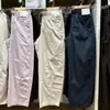 Produtos de Qualidade Japonesa Primavera 2026 Calças Casuais Femininas de Corte Solto/Calças com Barra Curva com Cinto 485273