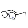 Nuevo lindo pequeño fresco color jalea montura redonda montura de gafas anti-luz azul los estudiantes pueden combinar miopía montura de gafas para niños