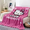Sinceramente Manta de Franela para el Hogar Estilo Bestia Sanrio Hello Kitty Manta para Sofá Manta para Siesta en la Oficina