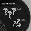 Decoraciones de Moños Satinados Translúcidos para Uñas Más Vendidas Moños Largos de Cinta Blancos y Rosas Tamaños Mixtos Decoraciones para Uñas