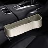 Caixa de Armazenamento para Fresta de Banco de Carro, Acessórios Internos de Carro, Porta-Copos, Padrão de Fibra de Carbono, Caixa de Armazenamento para Console Central de Carro, Organizador de Fresta de Banco