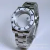 Acessórios de Relógio Substituição para Submariner 40mm Caixa de Aço Inoxidável Cristal de Safira Bisel de Cerâmica Adequado para Movimento NH35/8215