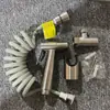 Juego de Rociador para Bidé de Inodoro Acero Inoxidable Kit de Higiene Femenina Baño Balcón Potenciador Una Entrada Dos Salidas Válvula de Ángulo
