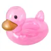 Flotador de pato transparente engrosado de fábrica con asas, popular en redes sociales, para niños y bebés, flotador de axilas